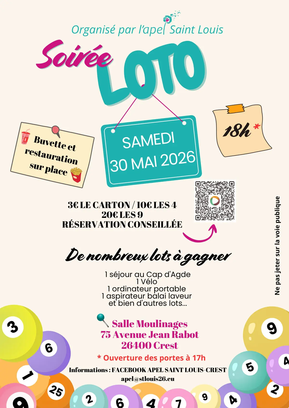 Loto de l'APEL St Louis
