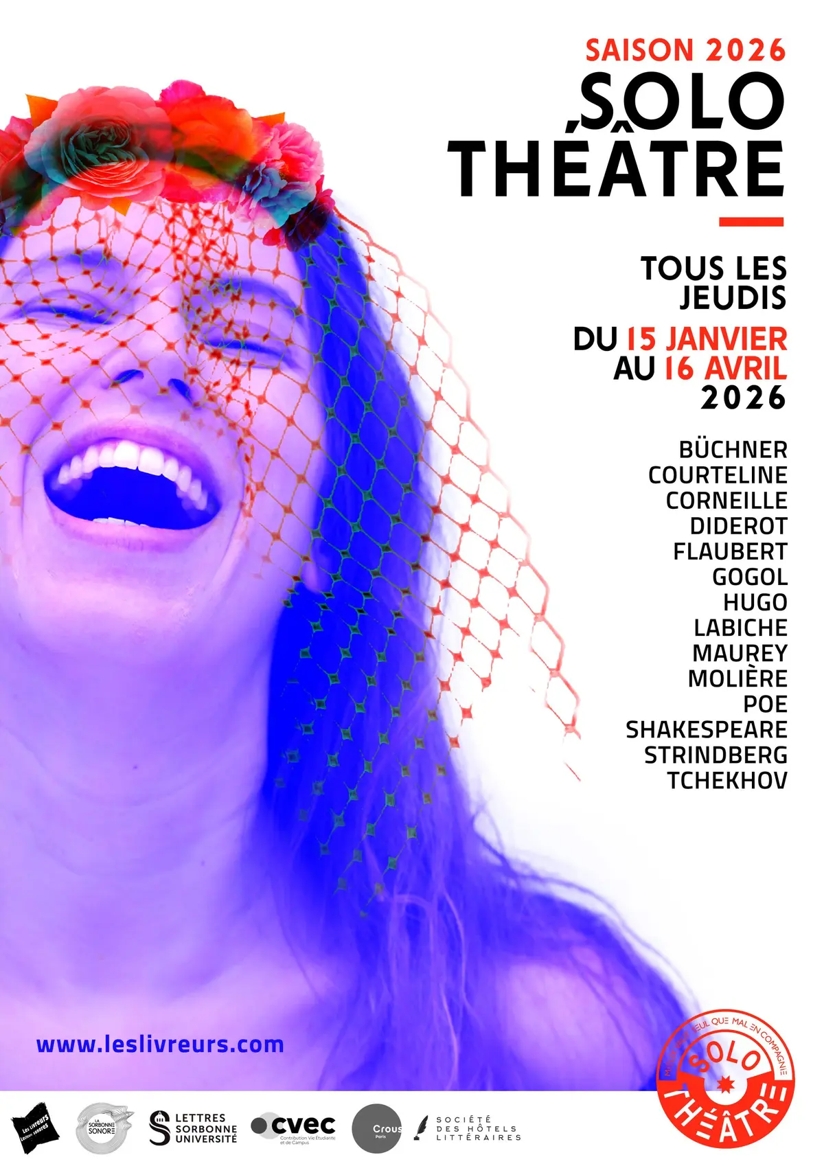 Festival « Solo Théâtre » : 1 interprète, 1 pièce, 1 heure