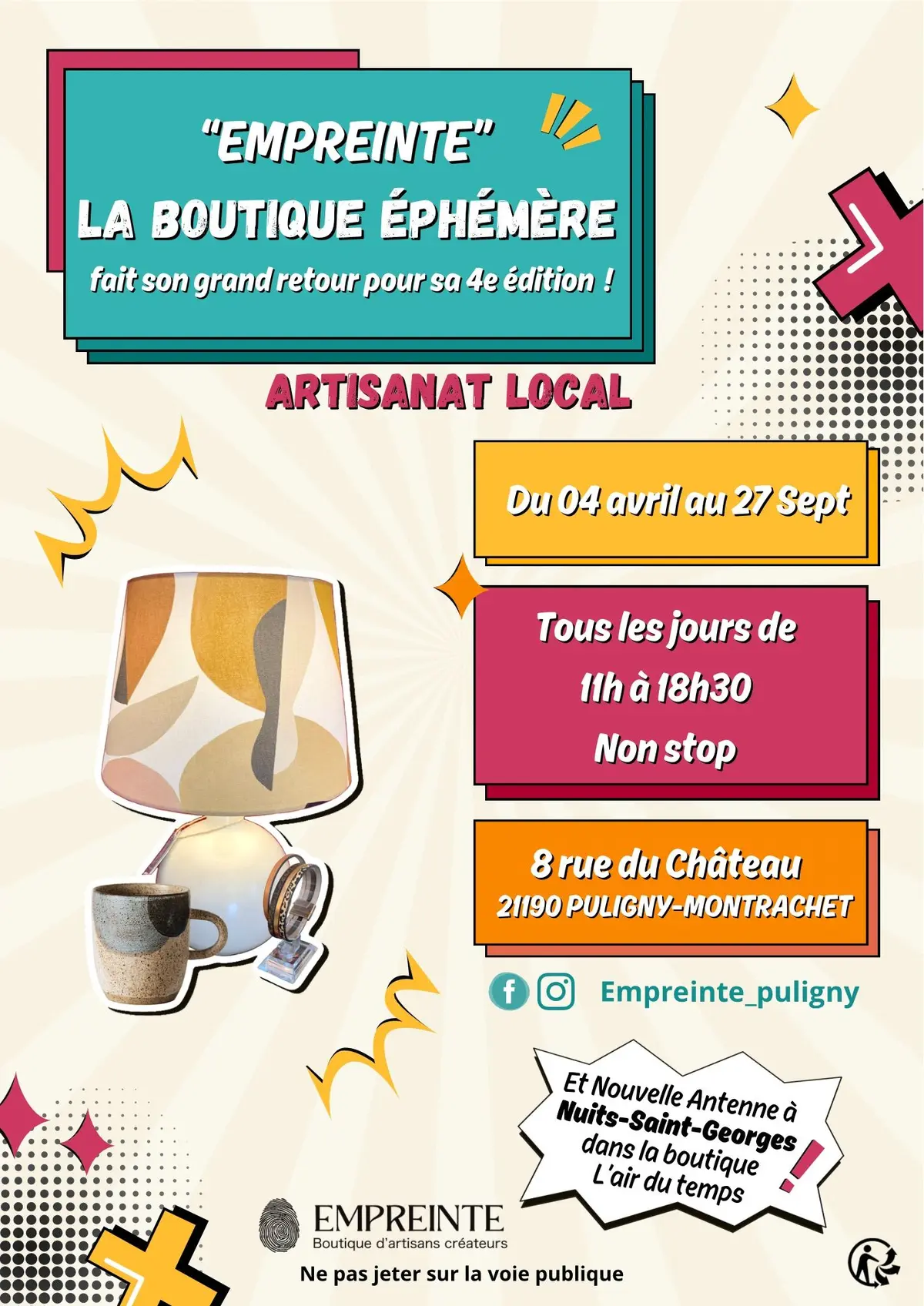 Boutique éphémère d’artisanat