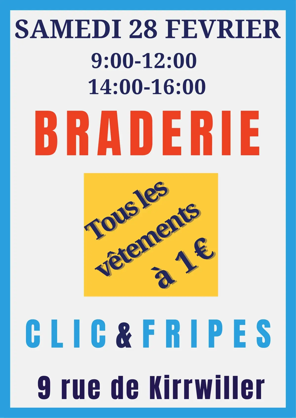Braderie d’Hiver
