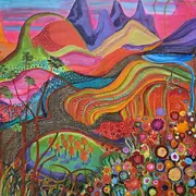 EXPOSITION artistique dans un jardin