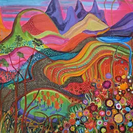 EXPOSITION artistique dans un jardin