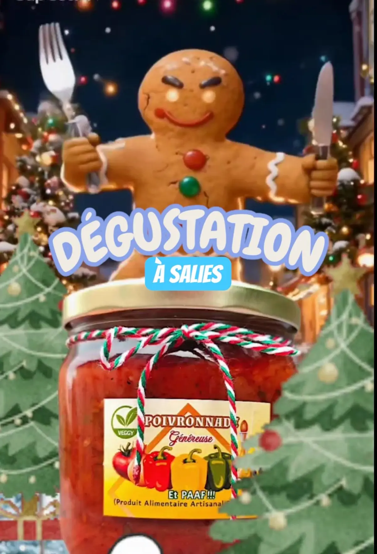 ÉVÈNEMENT GRATUIT : Dégustation de Tartinades à la Maison de Noël ! 