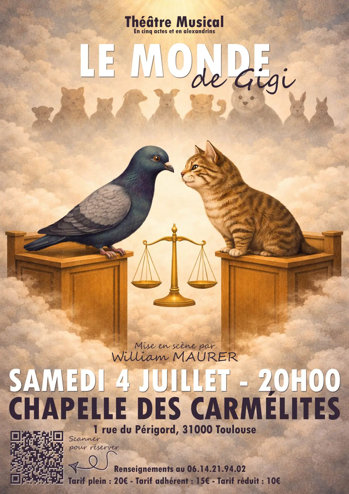 Toulouse : Le Monde de Gigi à la Chapelle des Carmélites