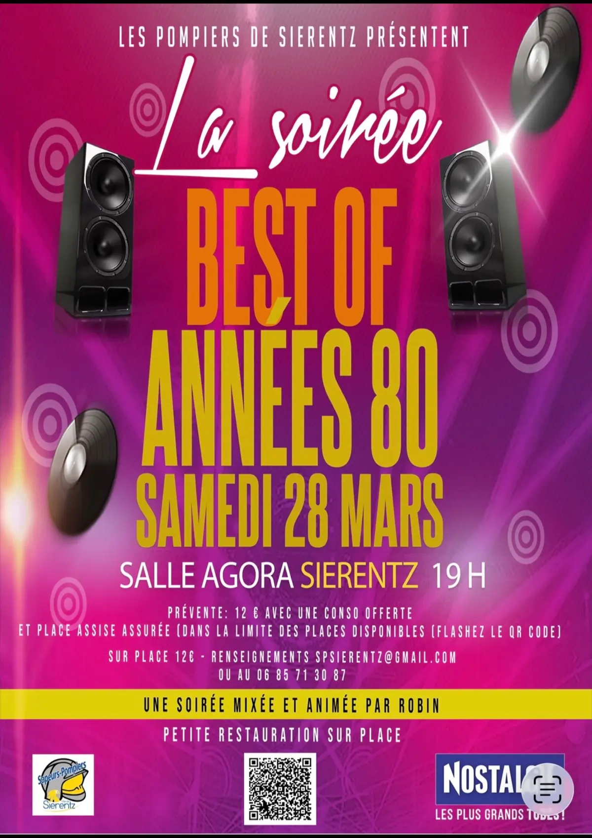 La soirée best of années 80