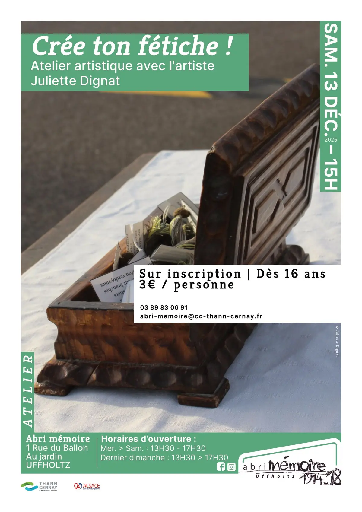 Atelier Crée ton fétiche !