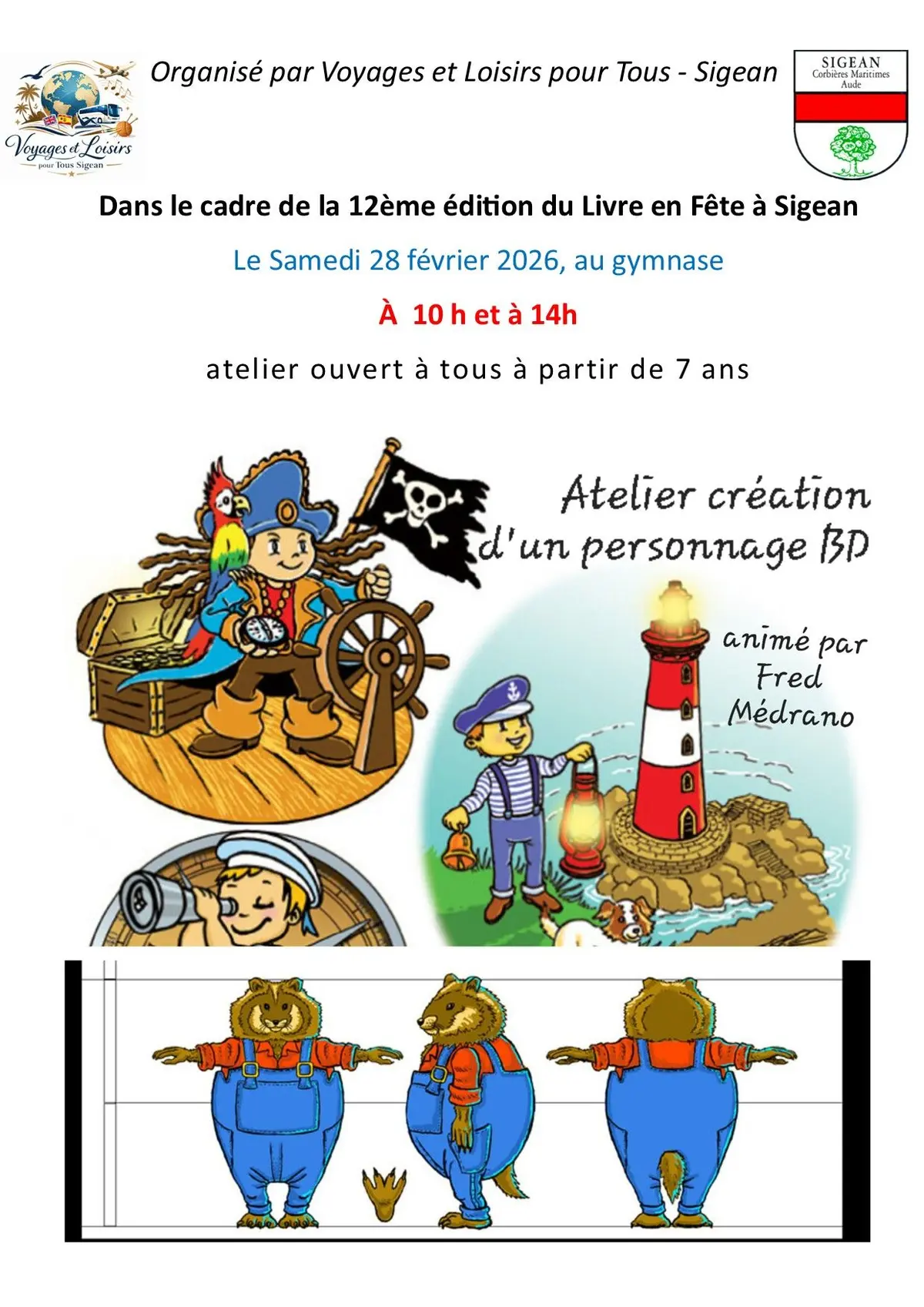 Atelier Dessin Personnage de BD