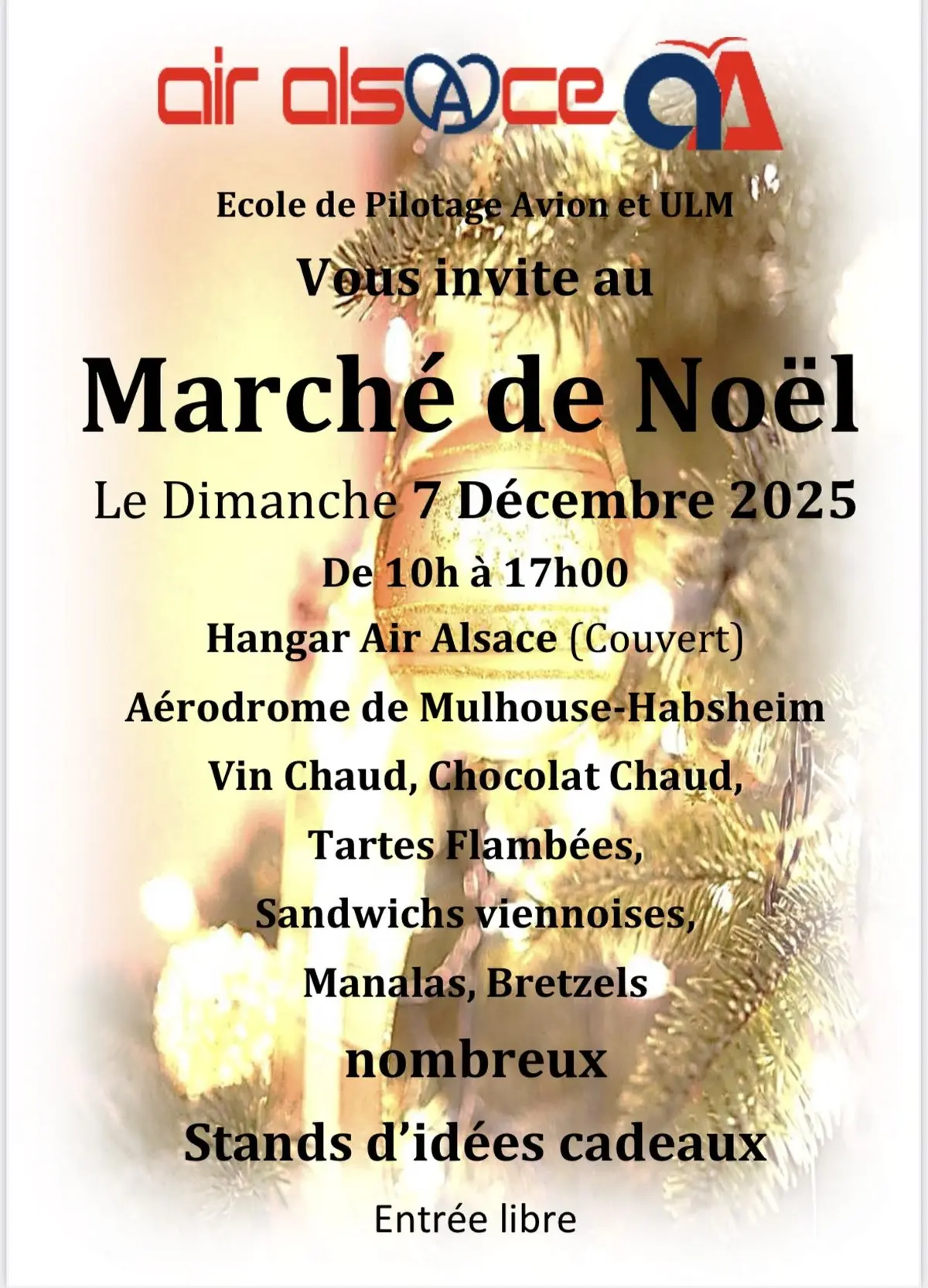 Marché de Noël  Air Alsace
