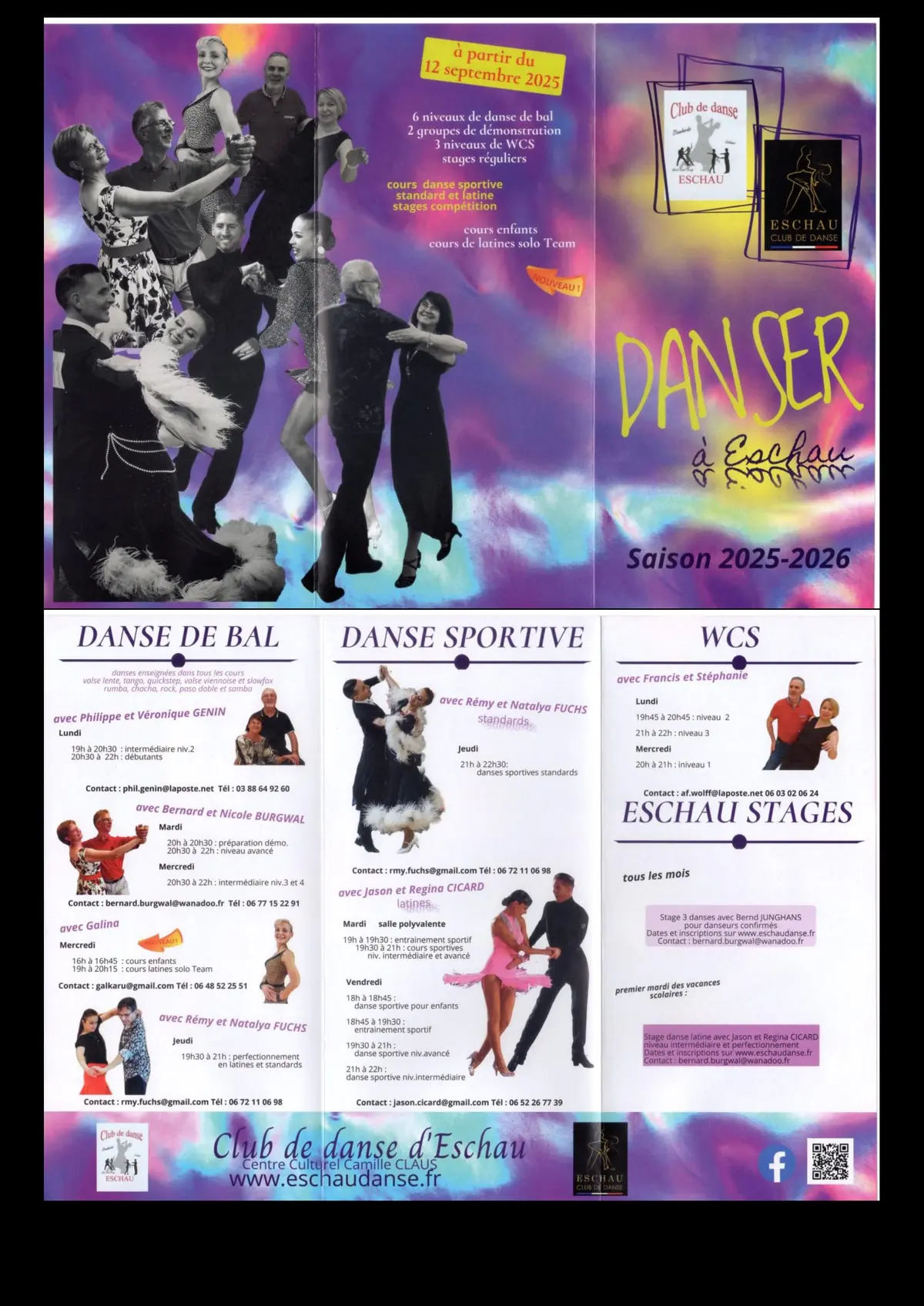 Club de Danse d'Eschau : reprise des cours saison 2025/2026