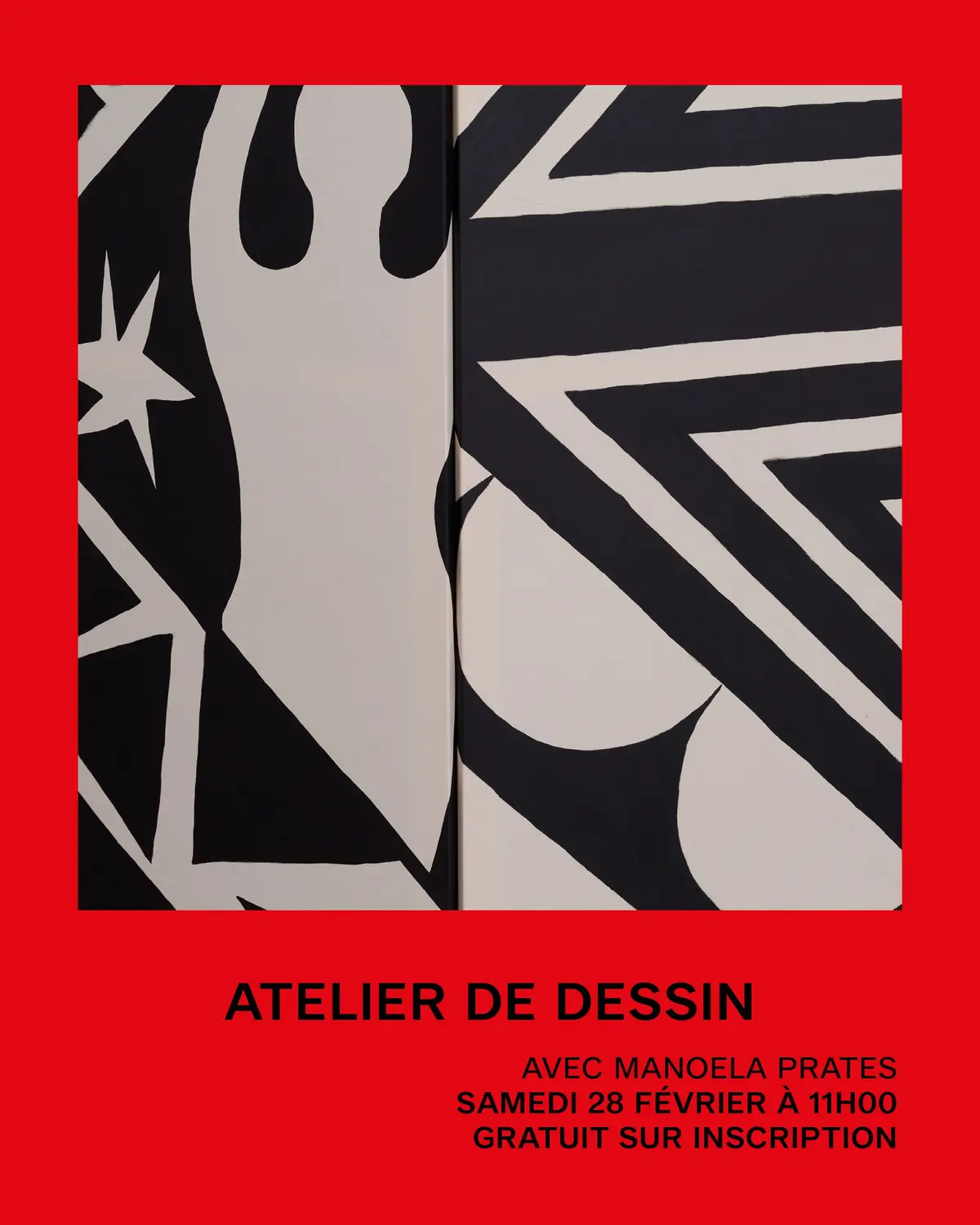 Atelier dessin et écriture avec l'artiste Manoela Prates