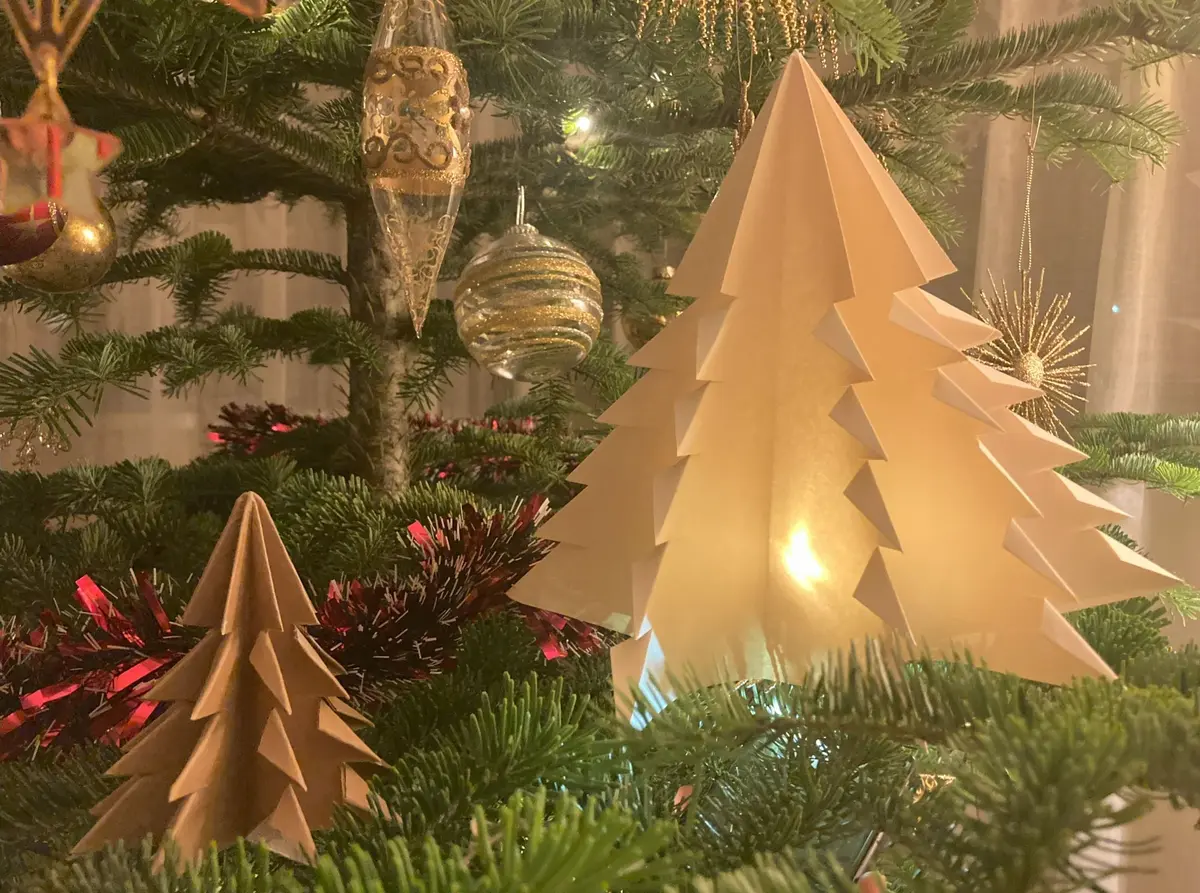 Atelier de Noël : Créez votre forêt de sapins en origami (Adulte)