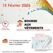 Bourse aux vêtements jeux jouets livres et puériculture