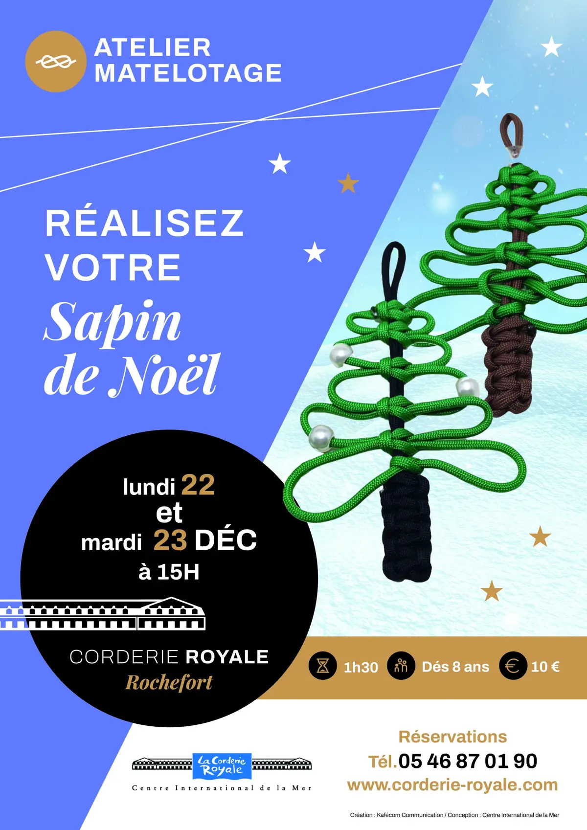 Atelier Matelotage Déco de Noël, Sapin