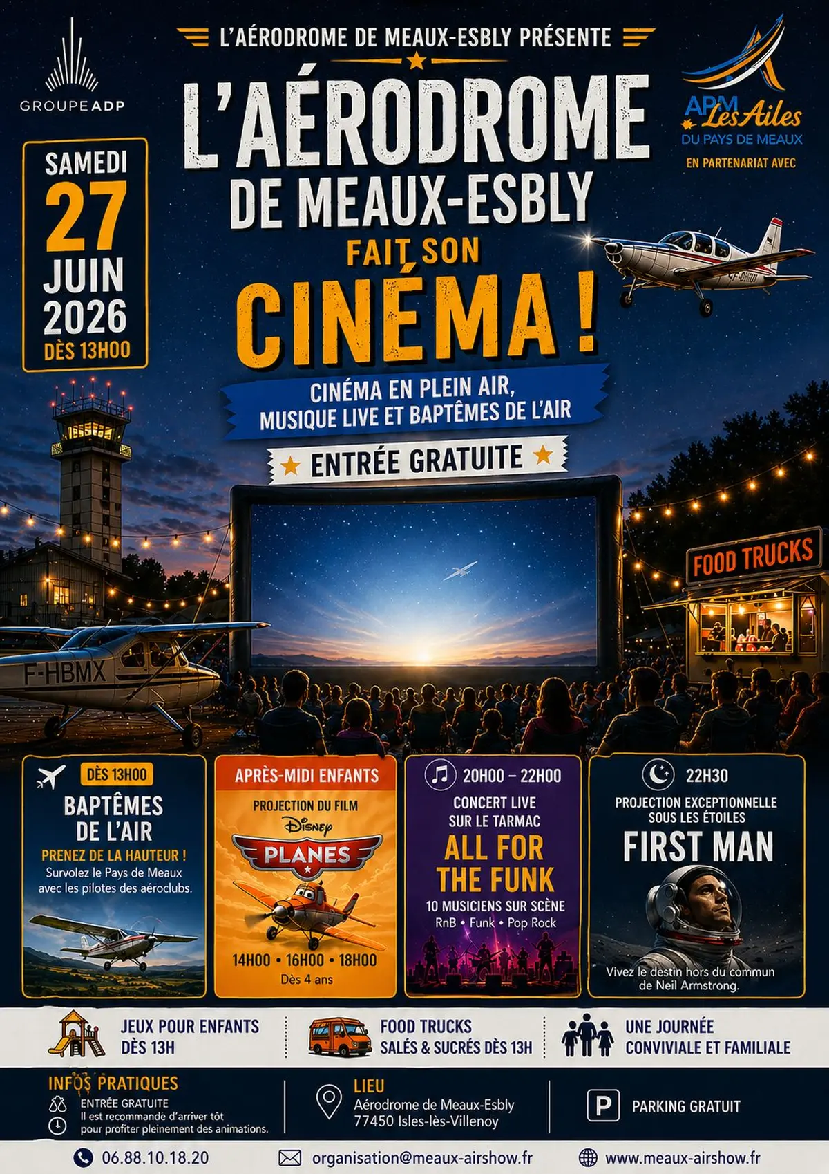 L'aérodrome de Meaux-Esbly fait son cinéma