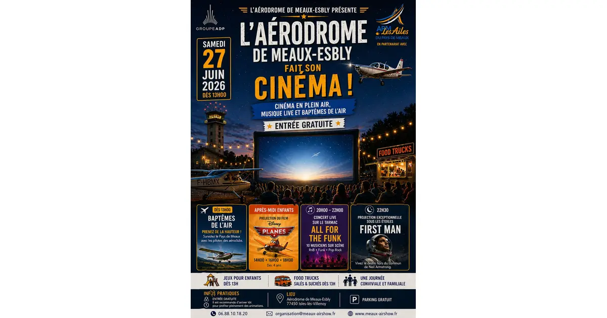L'aérodrome de Meaux-Esbly fait son cinéma
