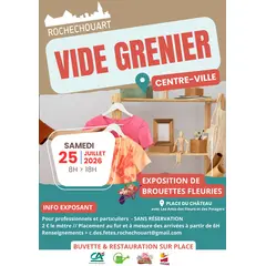 Le grand vide-grenier revient à Rochechouart le 25 juillet