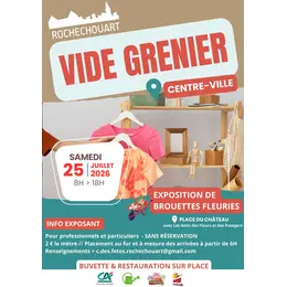 Le grand vide-grenier revient à Rochechouart le 25 juillet