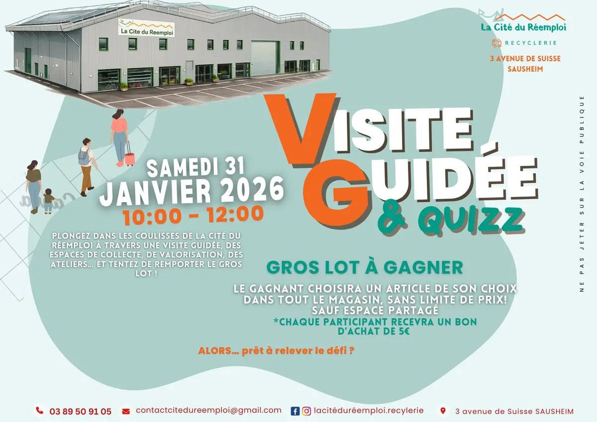 Samedi Quiz + Visite Guidée