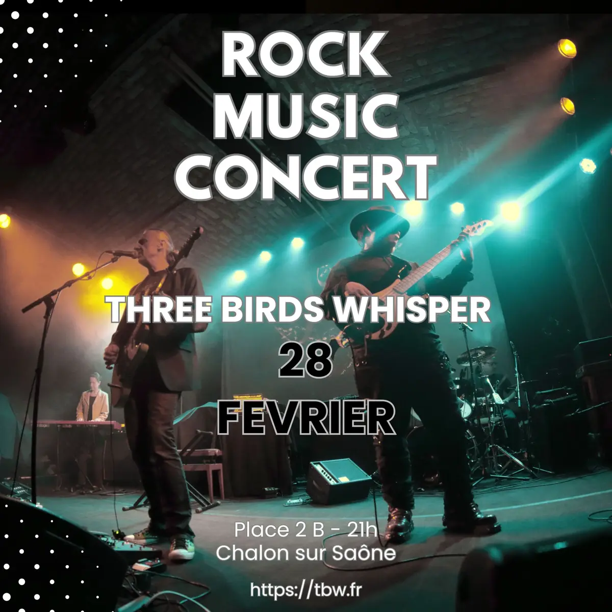 Three Birds Whisper Live au Place2B