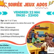 Soirée jeux ados