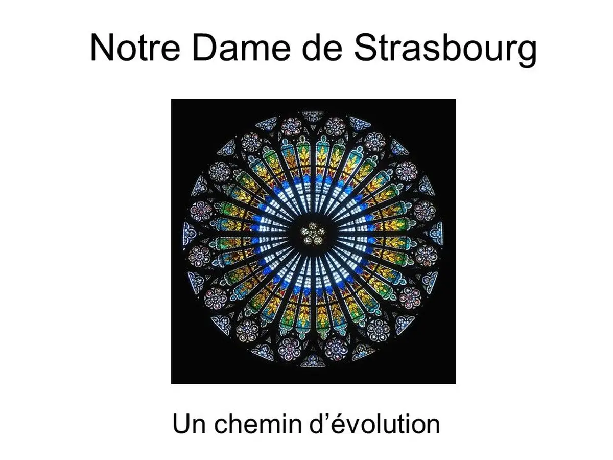 La Cathédrale de Strasbourg, chemin d’évolution