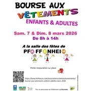 Bourse aux vêtements enfants et adultes