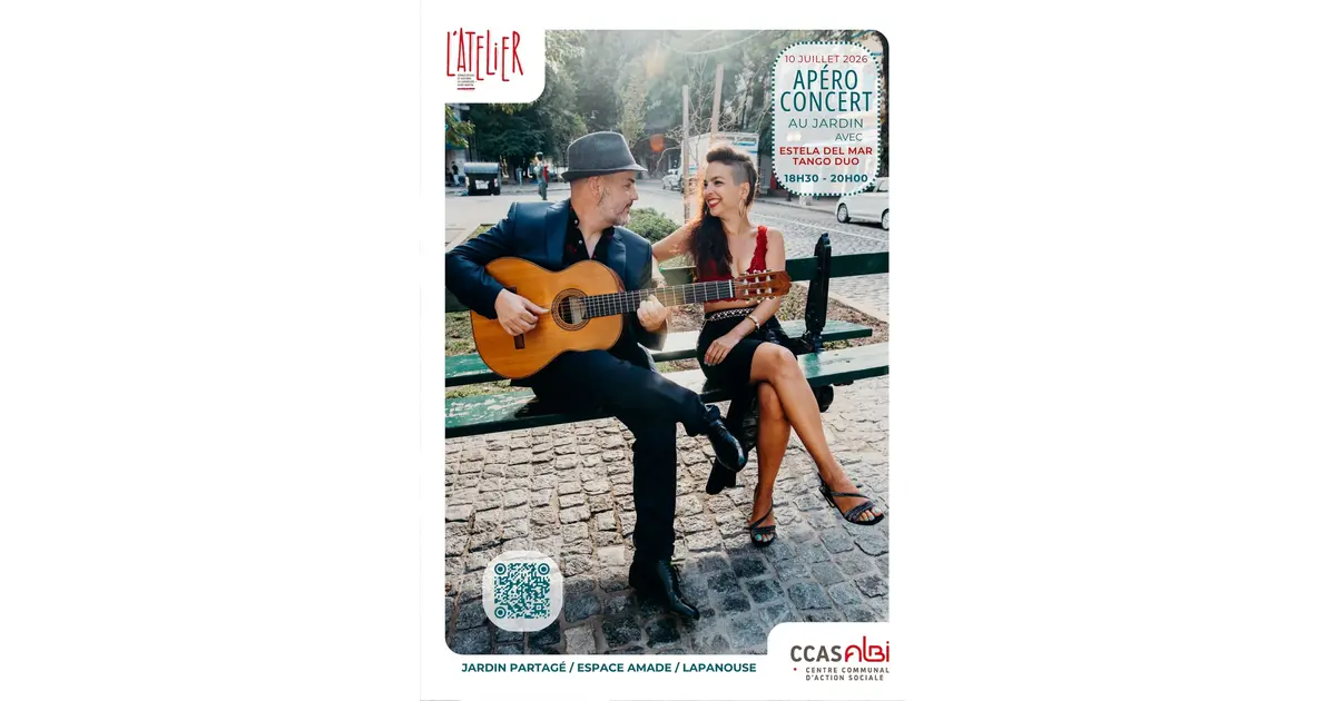 Apéro-concert au jardin : Estela Del mar - Tango duo