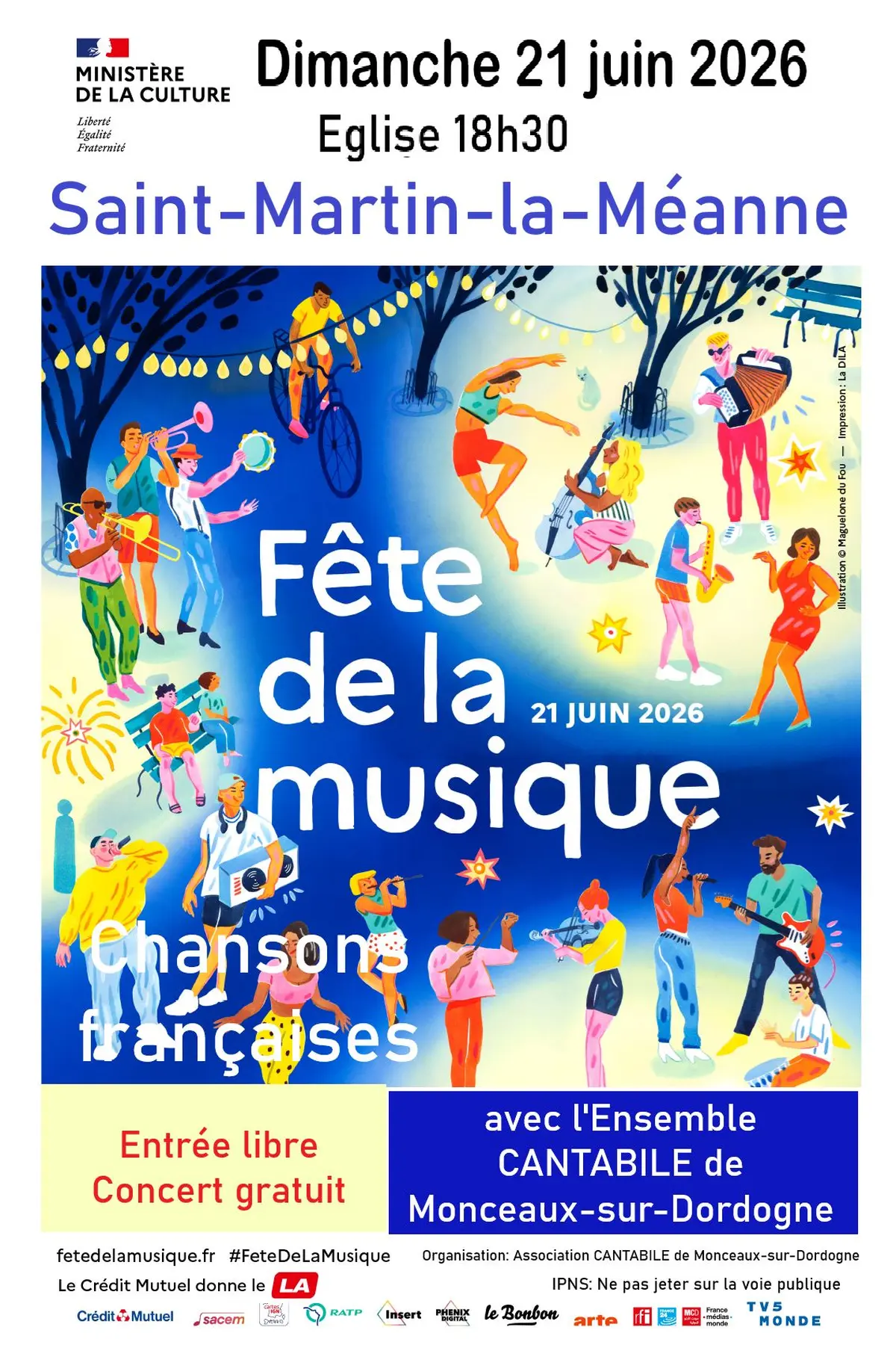 L'Ensemble Cantabile de Monceaux/D fête la musique
