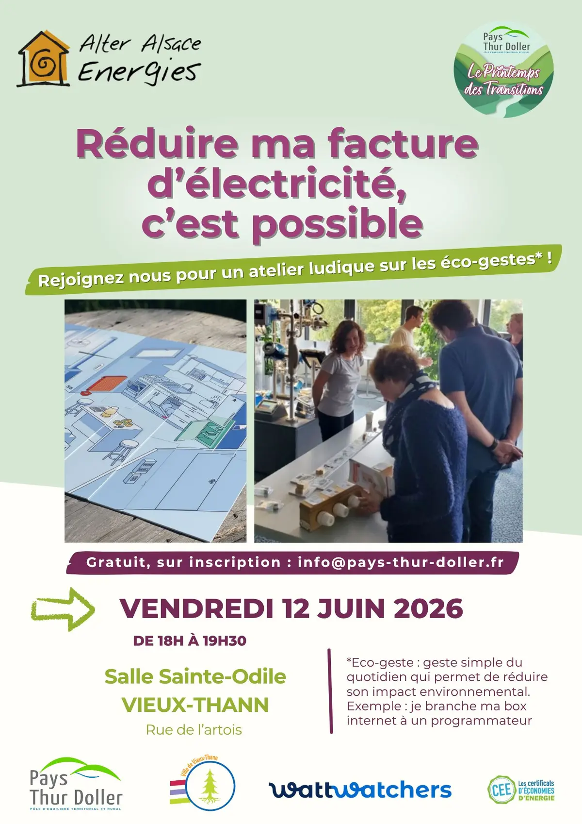 Atelier ludique sur les éco-gestes