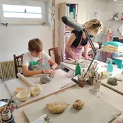 Atelier de céramique au Colombin d'Edith