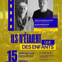 Conférence : Shoah, ils n'étaient que des enfants 