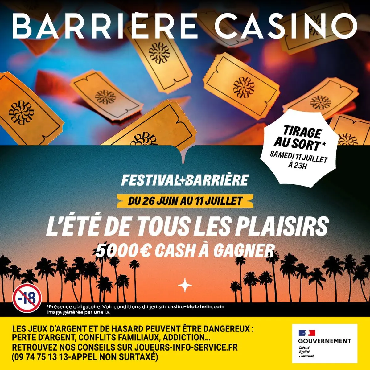 Célébrez l'été avec nous, 5000€ cash à gagner !