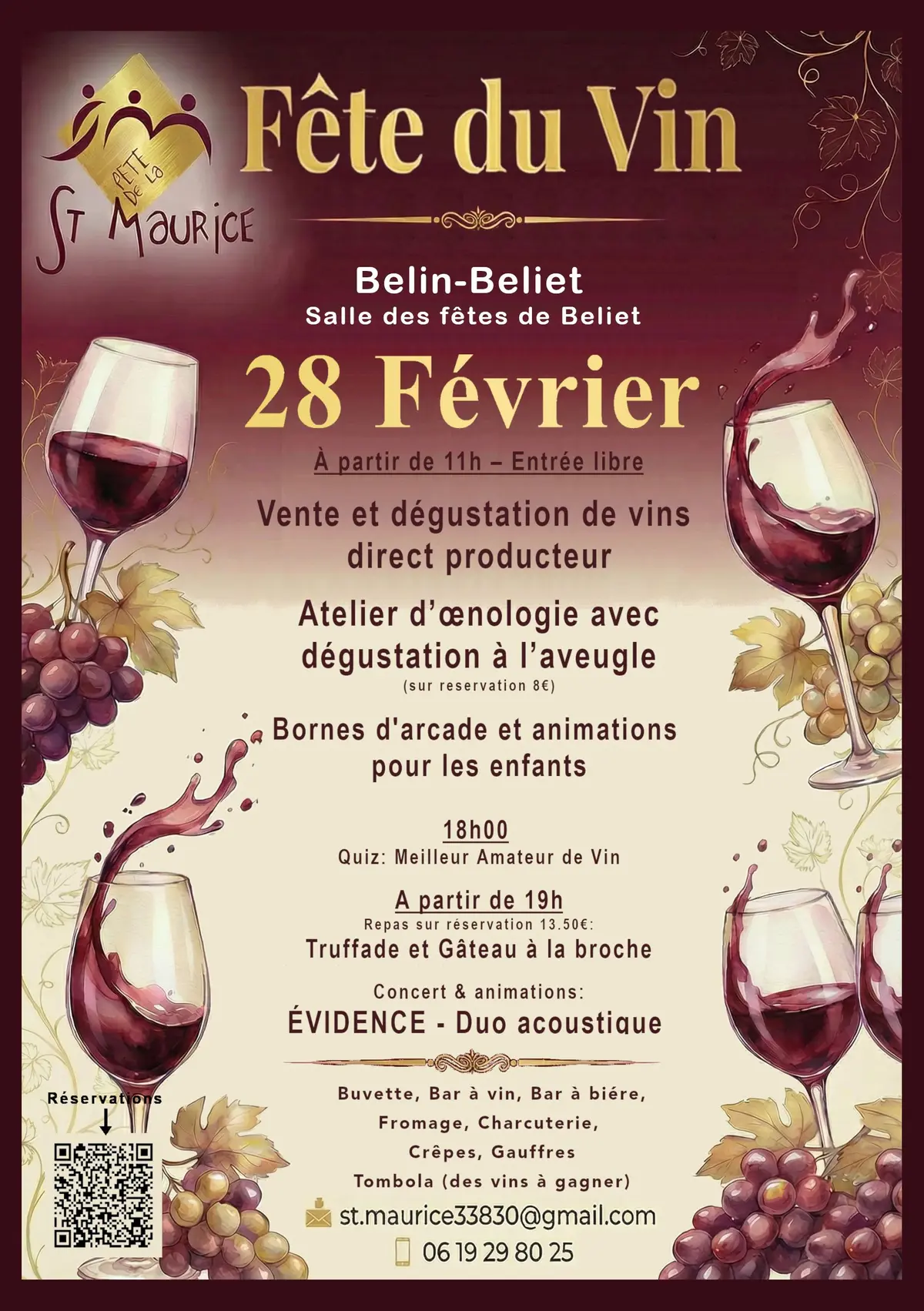 Fête du vin Belin Beliet