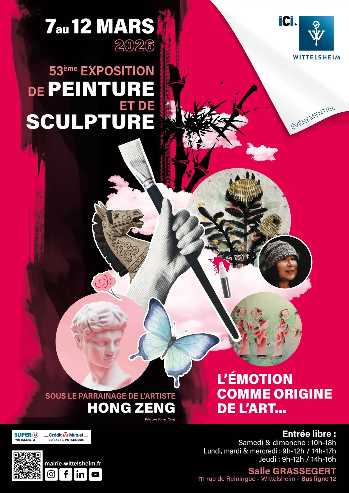 Exposition de peinture et de sculpture de Wittelsheim