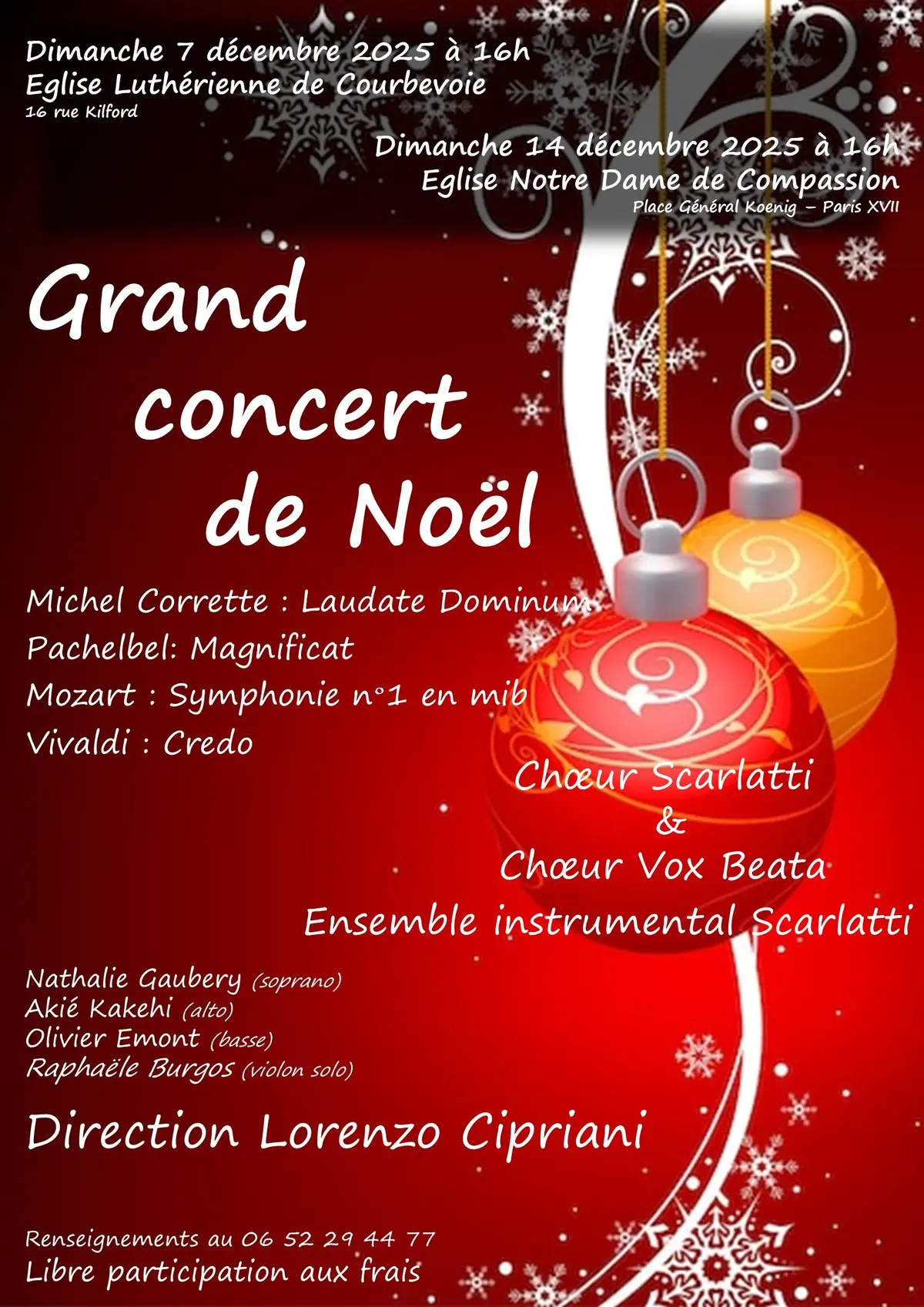 Grand concert de Noël