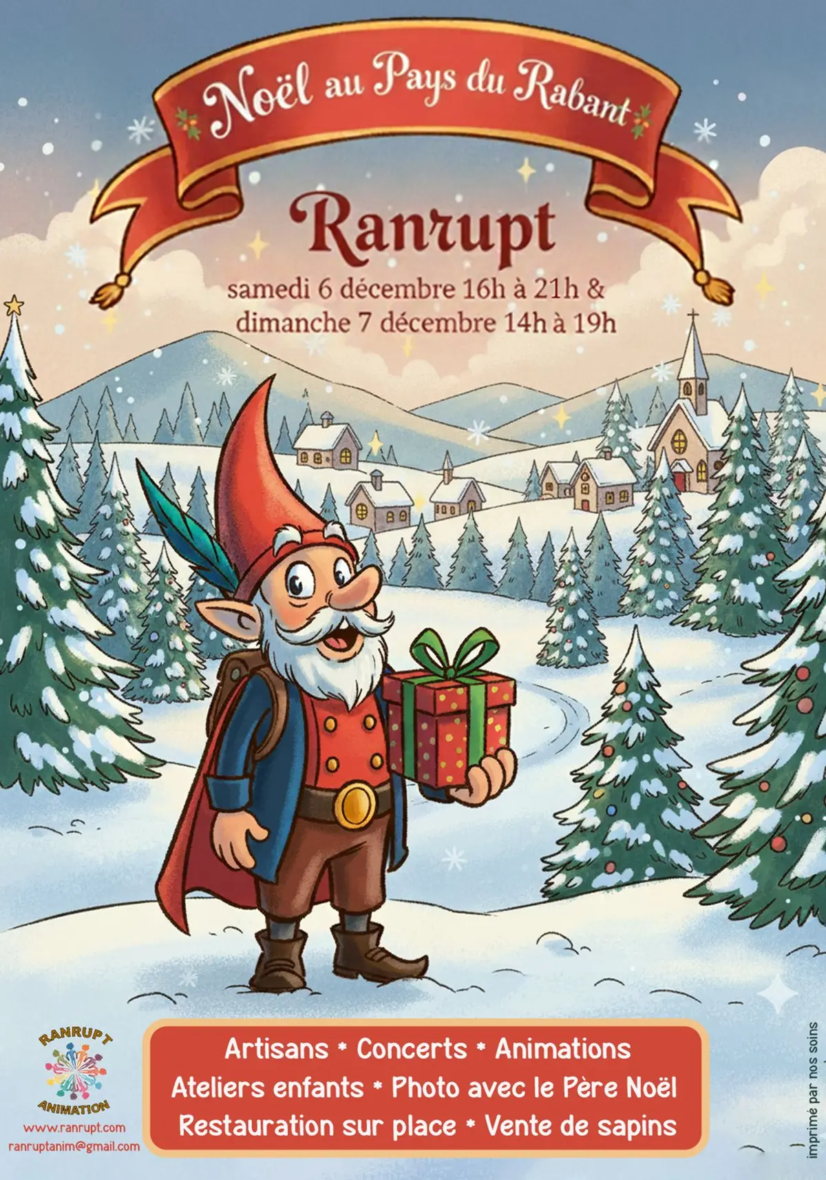 Marché de noël “Au pays du Rabbant“