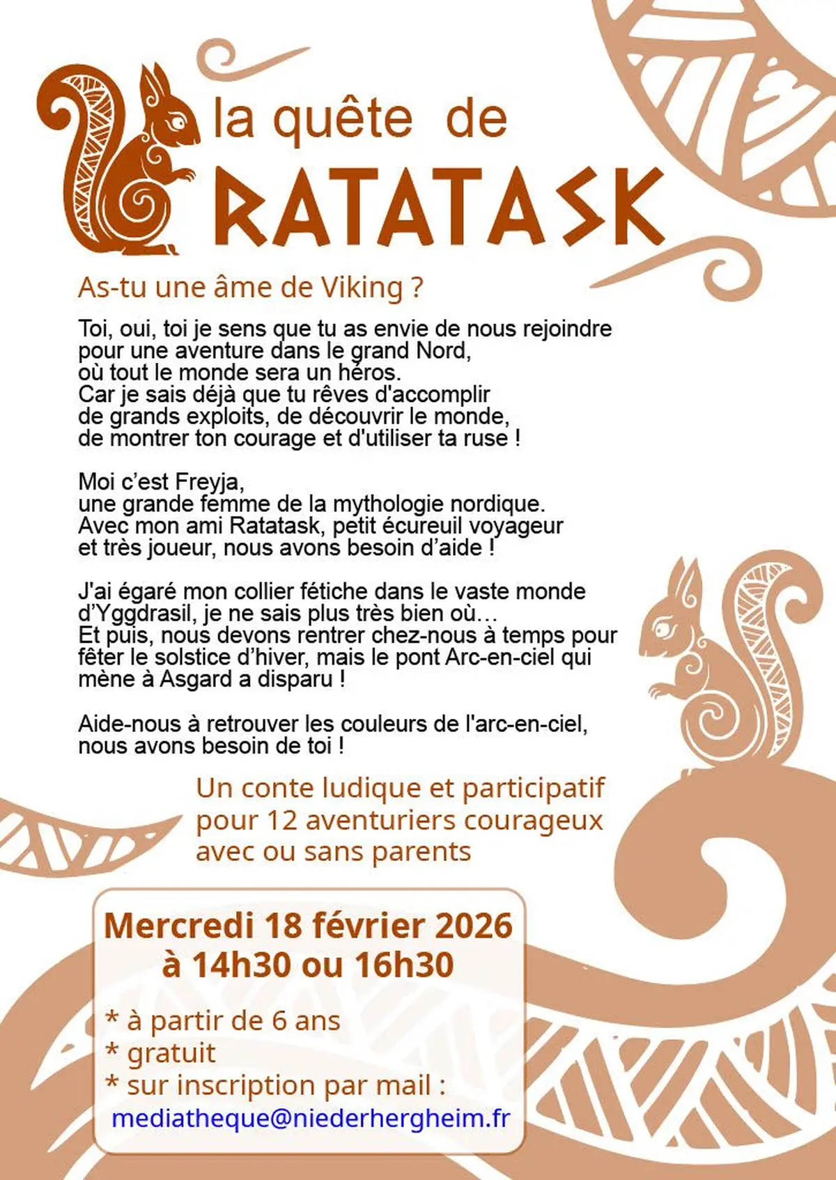 Conte ludique et participatif La Quête de Ratatask