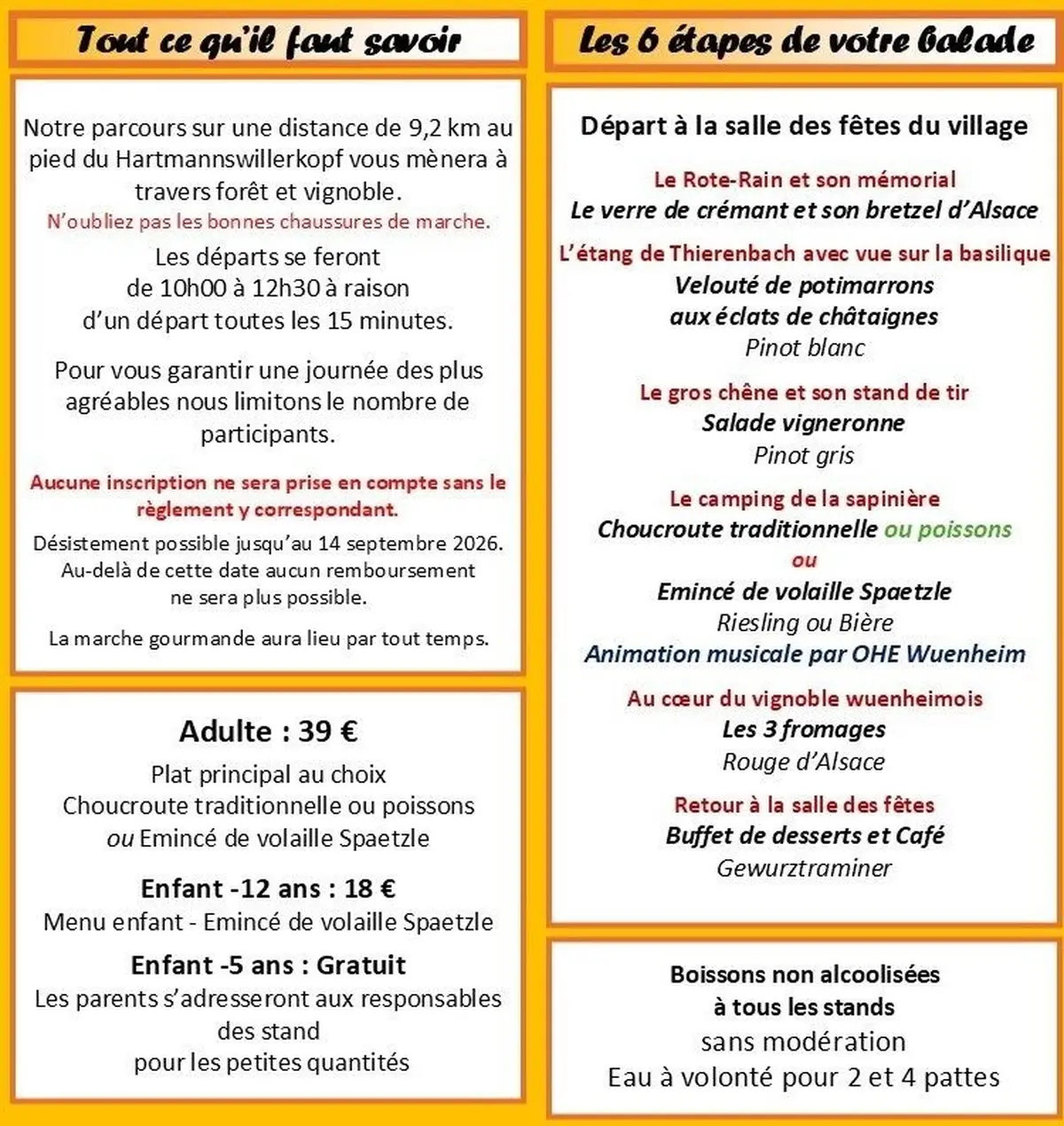Marche Gourmande des Vendanges