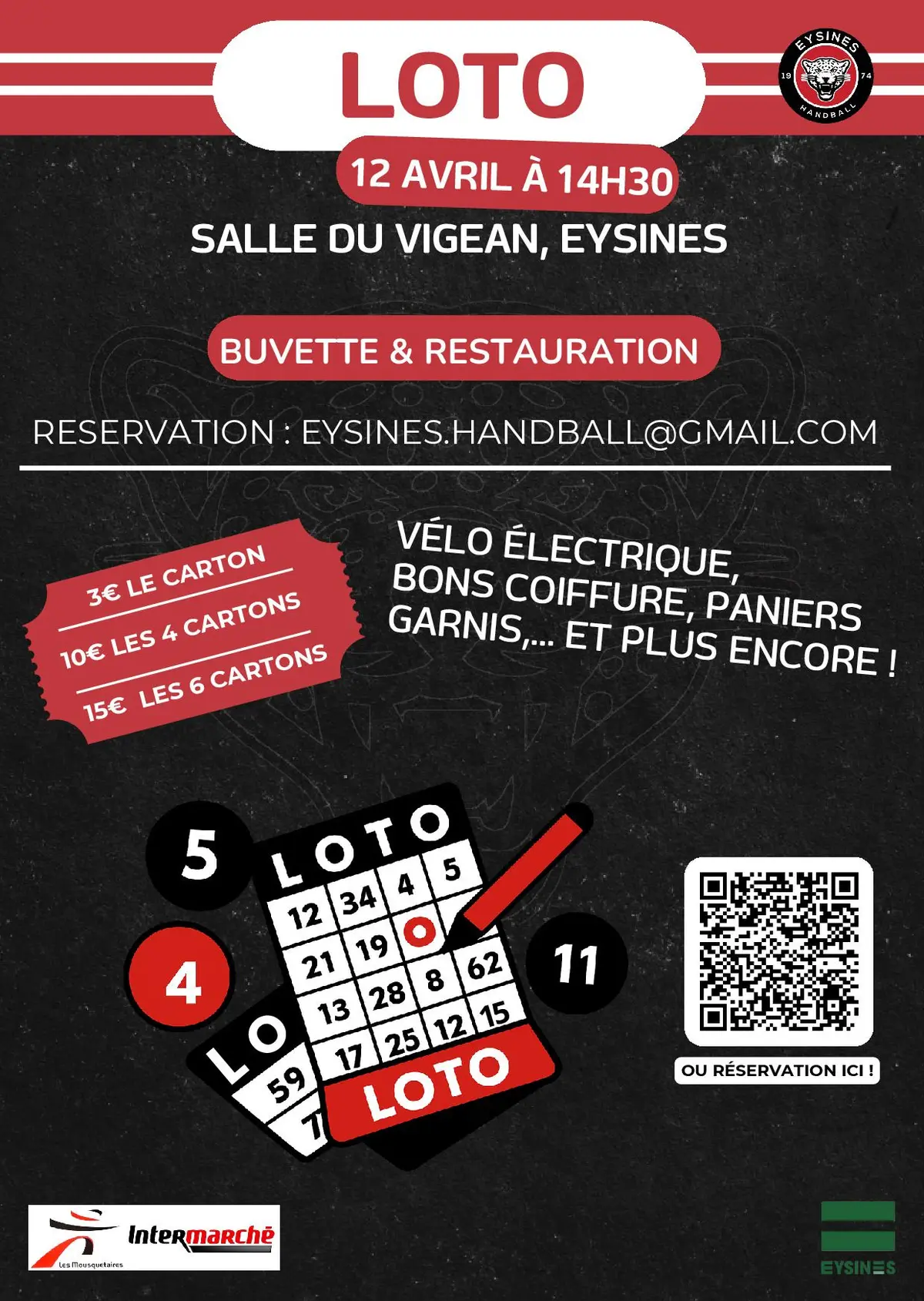 Loto Eysines Hand-Ball Club 12 avril 2026