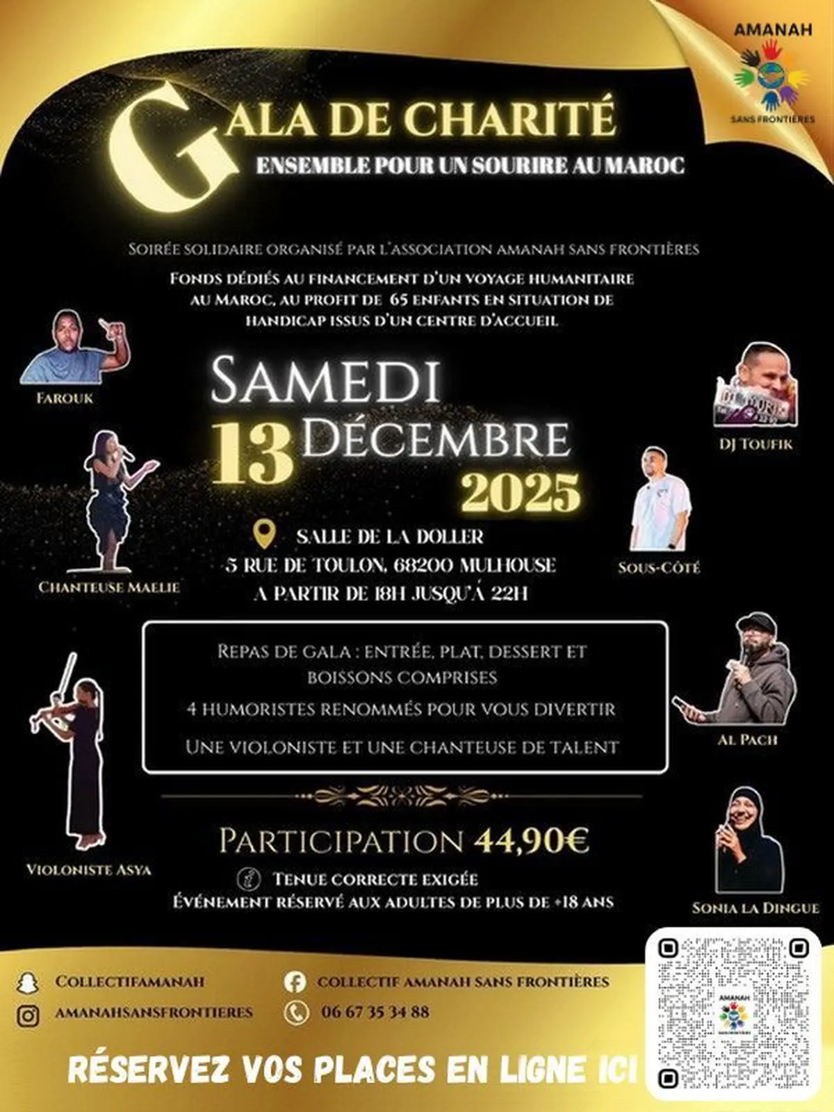 Gala de charité comedy club