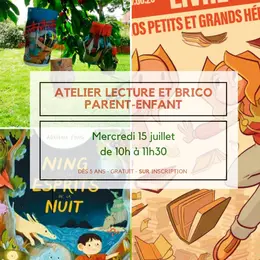 Atelier Lecture et Brico parent-enfant. Dès 5 ans