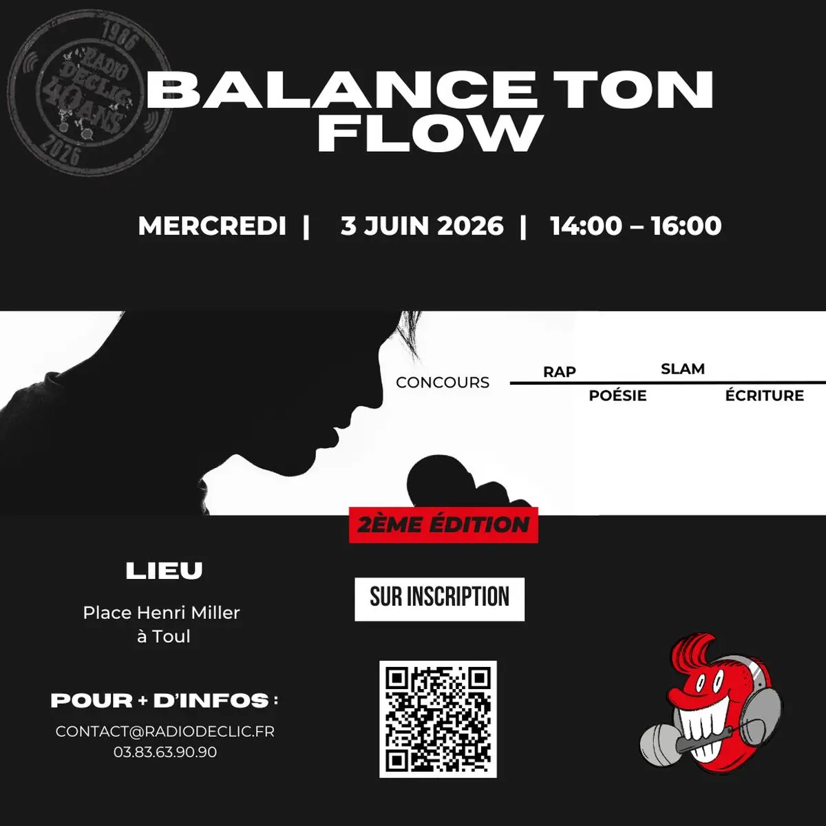 ACT Radio Déclic 40 ans : Balance ton Flow