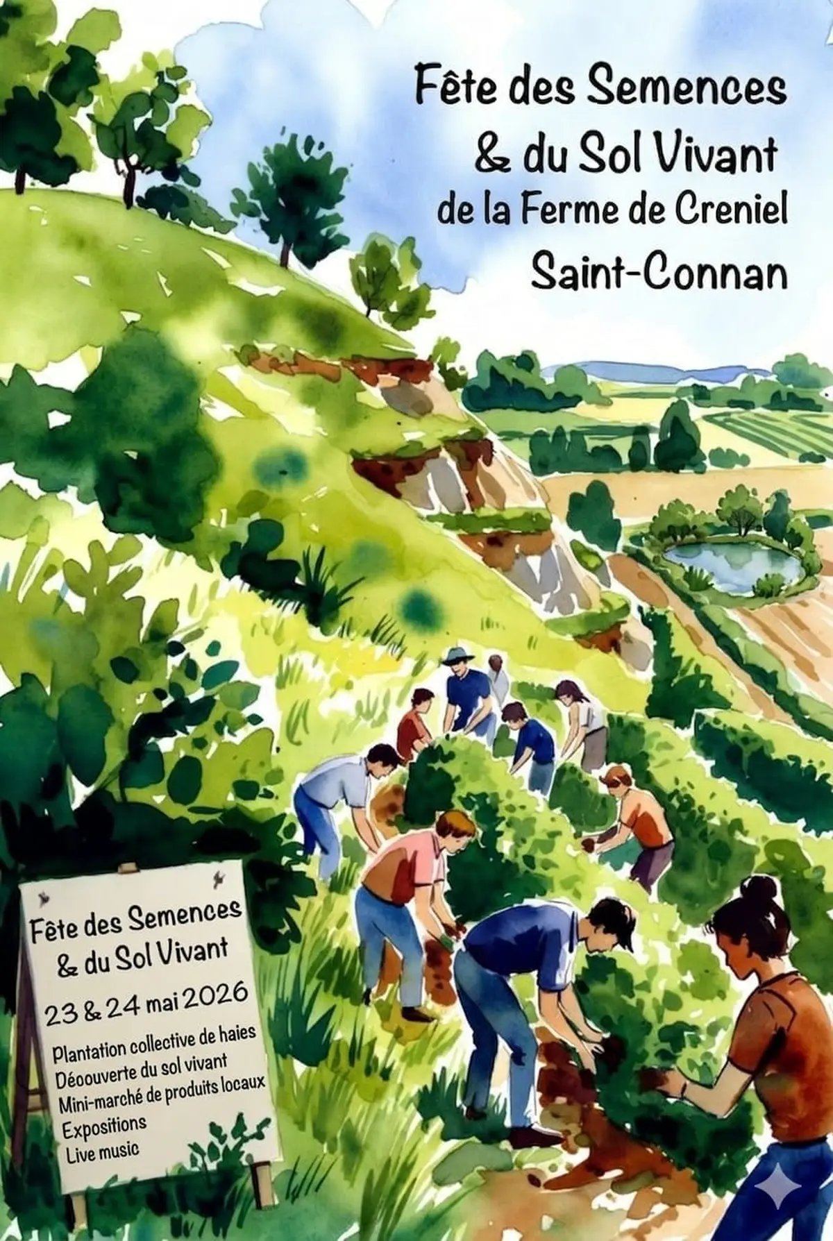 Fête des semences et du sol vivant de la Ferme de Creniel 
