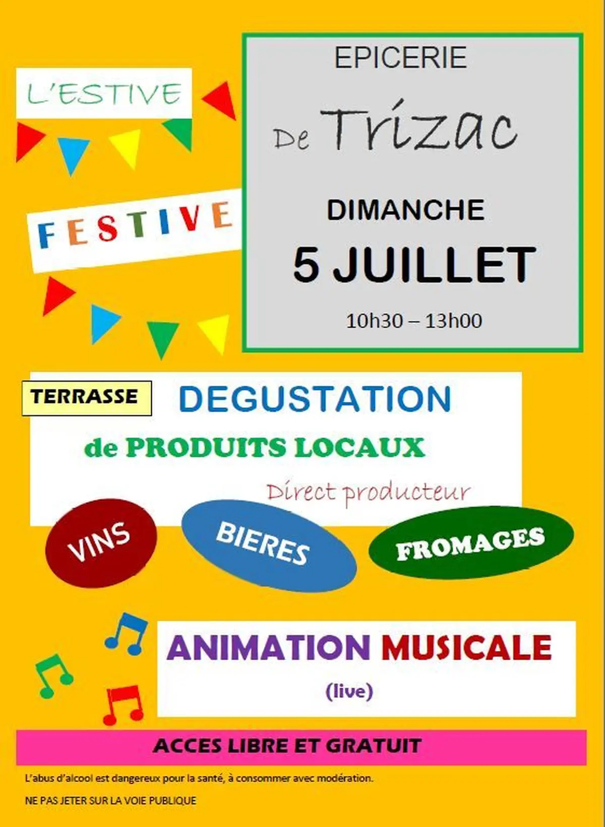 L'Estive Festive !  Gourmandise, convivialité et musique (live)