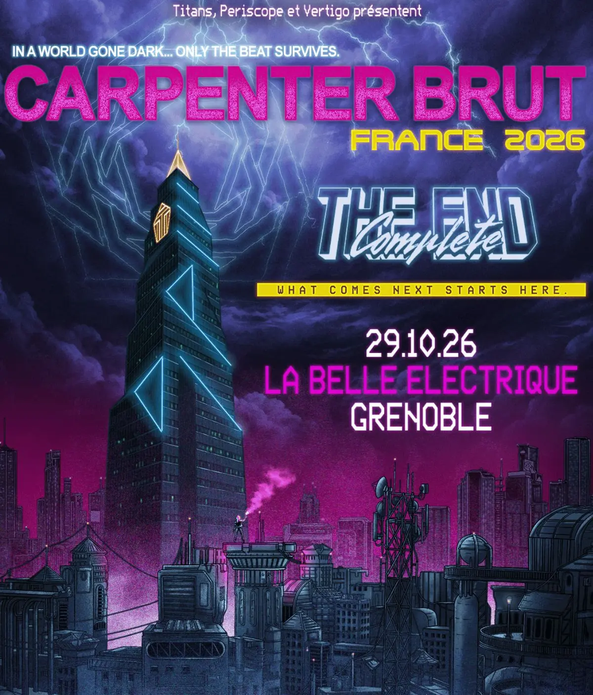 Carpenter Brut à la Belle Électrique 