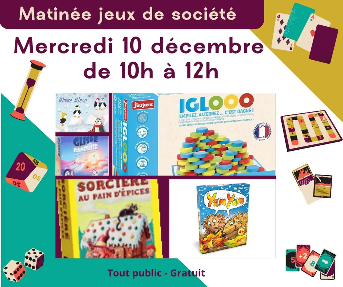 Matinée Jeux de société