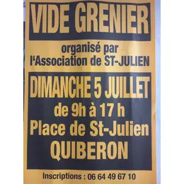 Vide grenier Saint Julien