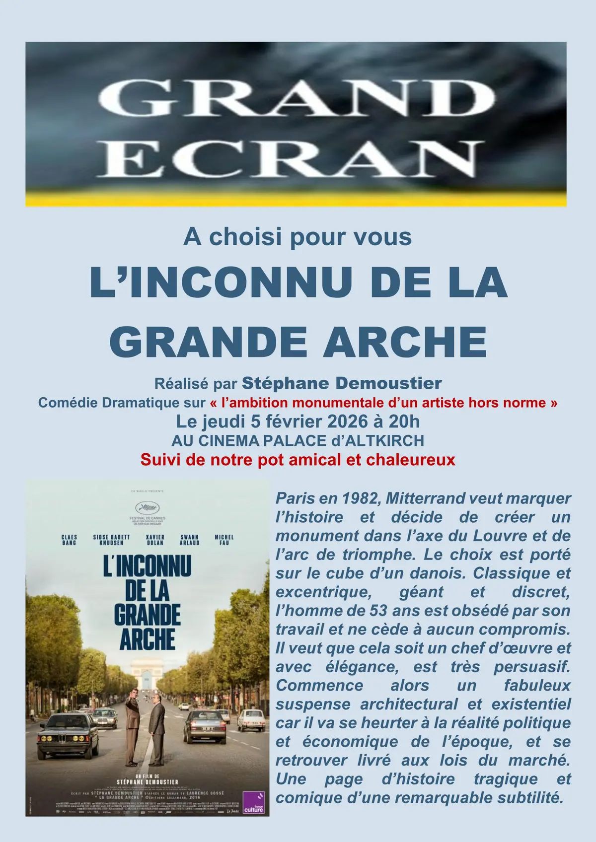 Grand Écran / L'Inconnu De La Grande Arche