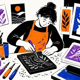 Atelier d'initiation à la linogravure