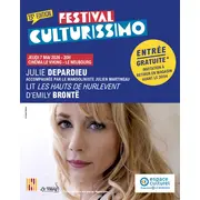 Festival Culturissimo :  Une lecture musicale par Julie Depardieu 